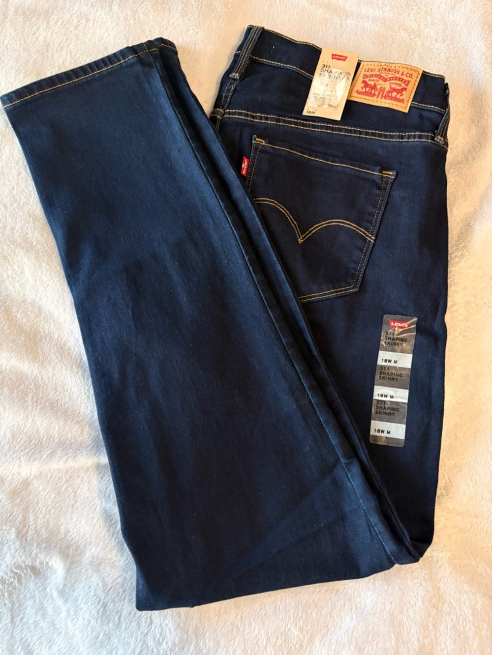 Levi's Navy Blue Skinny Jeans